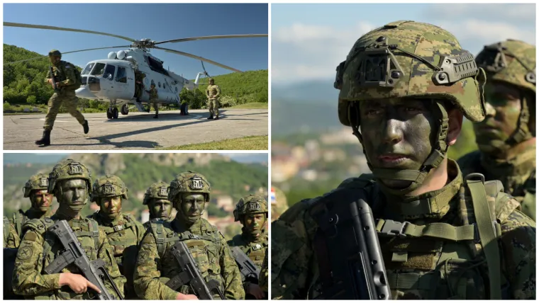Naoružani do zuba s ratnim bojama na licu ročnici sudjelovali u posebnoj vježbi MORH-a