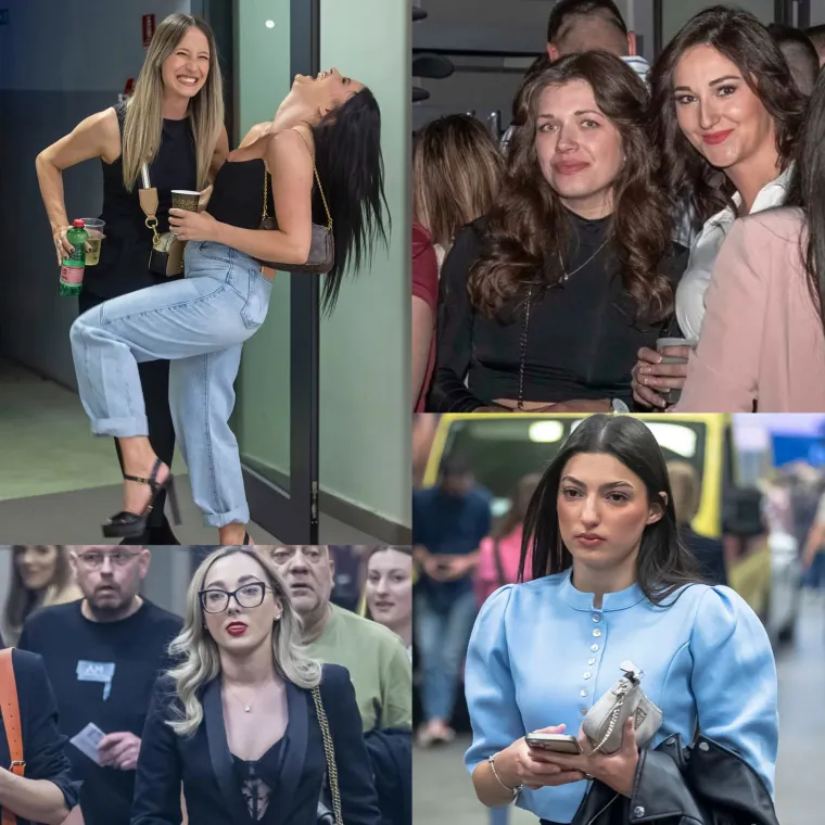 Atraktivne legice u prvim redovima plesale uz Matićeve hitove: Dama u koži kao da je si&scaron;la s piste