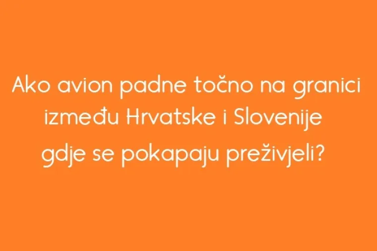 Kako stoji&scaron; s trik pitanjima? Ako na svako od ovih odgovori&scaron; točno, progla&scaron;avamo te genijalcem!