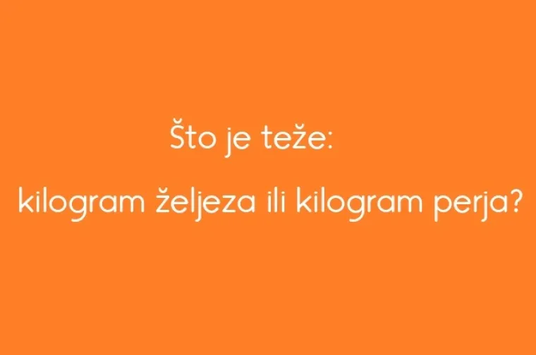 Kako stoji&scaron; s trik pitanjima? Ako na svako od ovih odgovori&scaron; točno, progla&scaron;avamo te genijalcem!