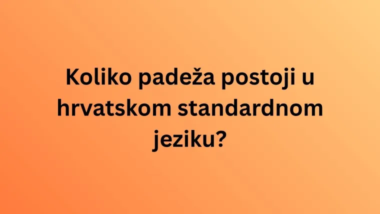 Ima&scaron; li hrvatsku gramatiku u malom prstu? Prisjeti se gradiva osnovne &scaron;kole i rasturi ovaj kviz