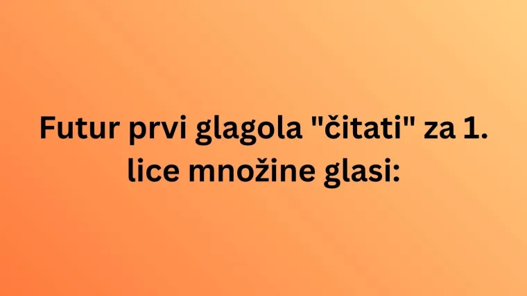 Ima&scaron; li hrvatsku gramatiku u malom prstu? Prisjeti se gradiva osnovne &scaron;kole i rasturi ovaj kviz