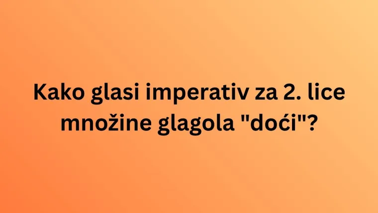 Ima&scaron; li hrvatsku gramatiku u malom prstu? Prisjeti se gradiva osnovne &scaron;kole i rasturi ovaj kviz