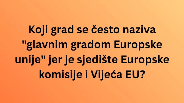 Na većinu ovih pitanja mora&scaron; znati odgovor, no jesi li stručnjak o Europskoj uniji doznaj u kvizu