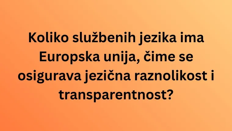 Na većinu ovih pitanja mora&scaron; znati odgovor, no jesi li stručnjak o Europskoj uniji doznaj u kvizu