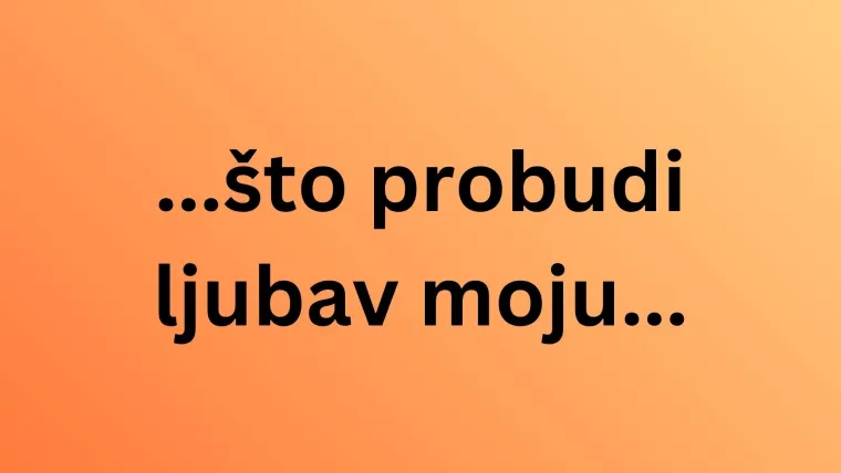 Voli&scaron; li domoljubne pjesme? Ako je tome tako, nastavi ove stihove posvećene Hrvatskoj