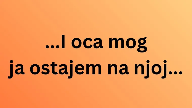 Voli&scaron; li domoljubne pjesme? Ako je tome tako, nastavi ove stihove posvećene Hrvatskoj