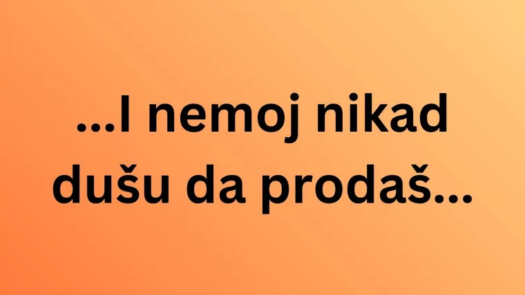 Voli&scaron; li domoljubne pjesme? Ako je tome tako, nastavi ove stihove posvećene Hrvatskoj