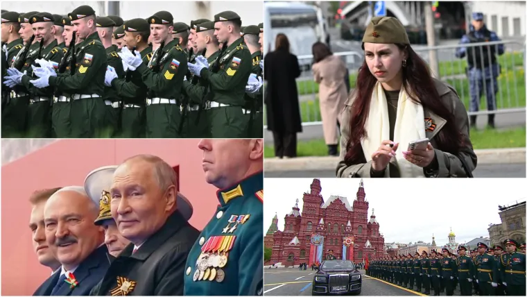 Putin na nikad skromnijoj paradi u Moskvi: Pogledajte tko mu pravi dru&scaron;tvo