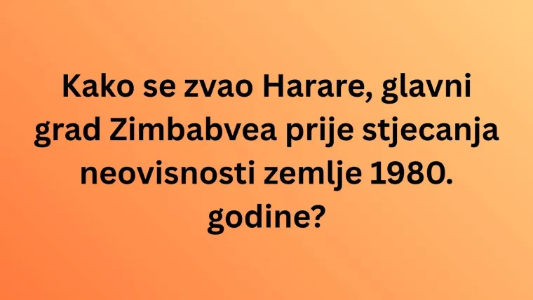Koliko zapravo zna&scaron; o imenima i povijesti glavnih gradova država svijeta? Rijetki imaju sve točno