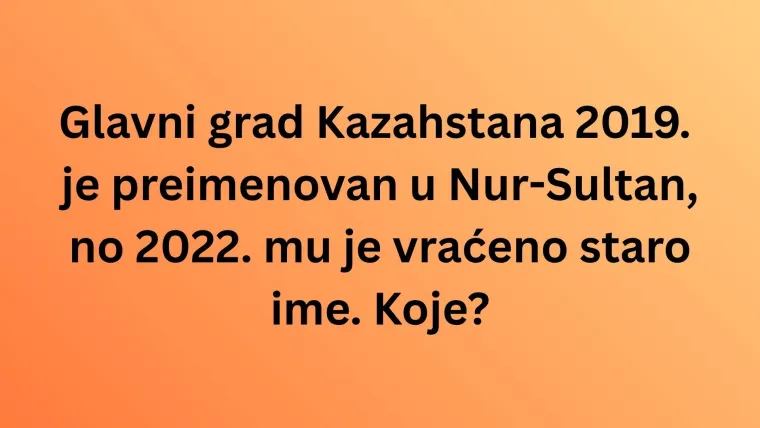 Koliko zapravo zna&scaron; o imenima i povijesti glavnih gradova država svijeta? Rijetki imaju sve točno