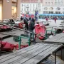 Pogledajte prizore nevremena u Zagrebu: Vjetar razbacao Splavnicu, led plutao po cesti