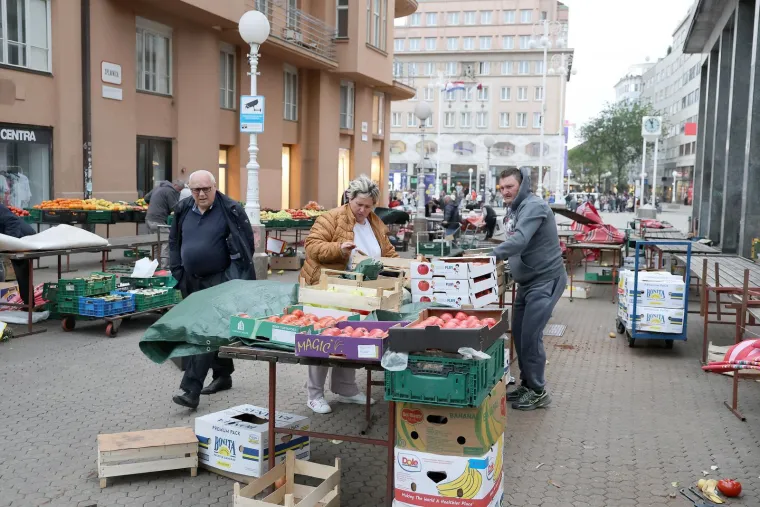 Pogledajte prizore nevremena u Zagrebu: Vjetar razbacao Splavnicu, led plutao po cesti