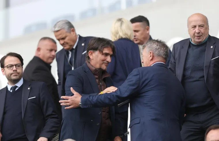Krema hrvatskog nogometa je na Opus Areni! Dalić se rukovao s Turudićem, a tu je i jedan ministar