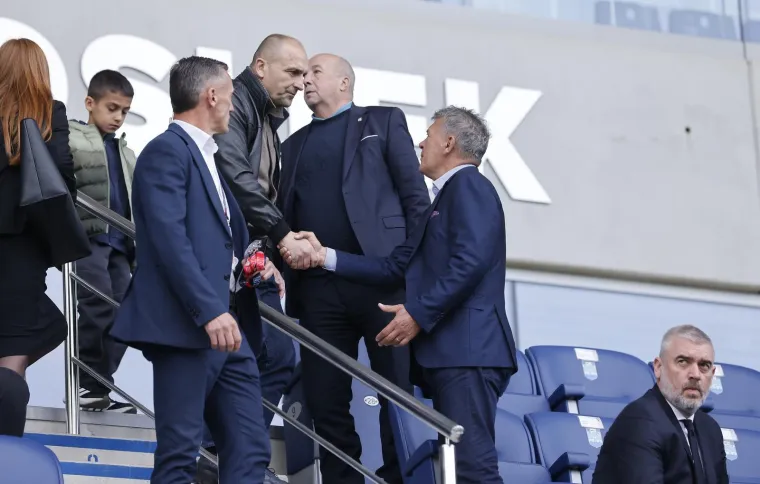 Krema hrvatskog nogometa je na Opus Areni! Dalić se rukovao s Turudićem, a tu je i jedan ministar