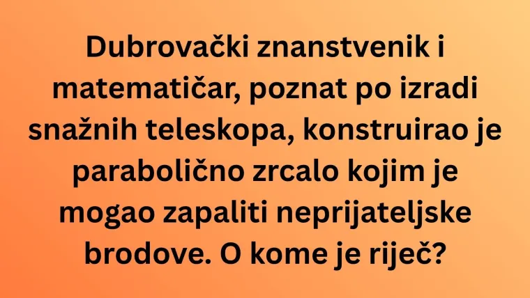 Hrvati su mijenjali povijest, no rijetki znaju da su ovi izumi potekli ba&scaron; od nas: Rije&scaron;i kviz