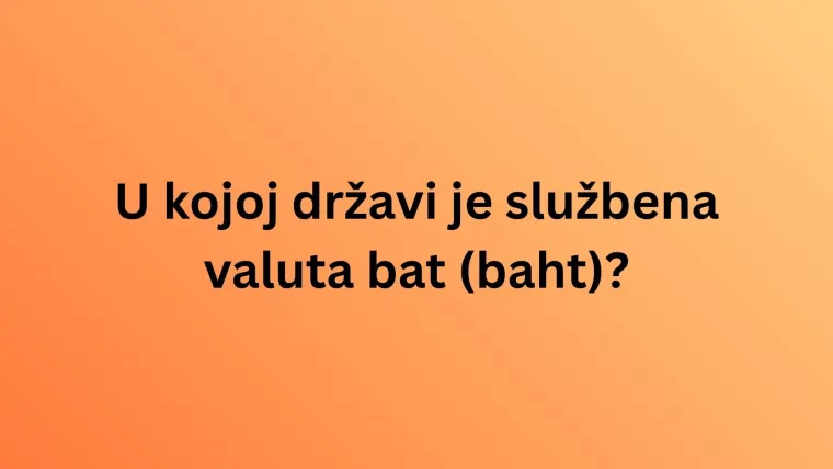 Kako stoji&scaron; sa svjetskim valutama? Ako razvali&scaron; na kvizu, tko zna, možda ti uskoče u džep