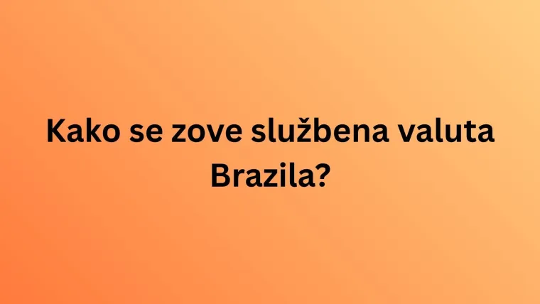 Kako stoji&scaron; sa svjetskim valutama? Ako razvali&scaron; na kvizu, tko zna, možda ti uskoče u džep