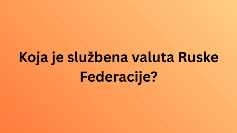 Kako stoji&scaron; sa svjetskim valutama? Ako razvali&scaron; na kvizu, tko zna, možda ti uskoče u džep