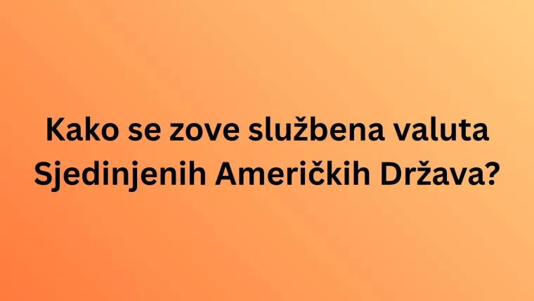 Kako stoji&scaron; sa svjetskim valutama? Ako razvali&scaron; na kvizu, tko zna, možda ti uskoče u džep