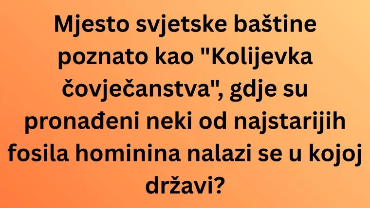 Dokaži se kao geografski stručnjak i poku&scaron;aj imati sve točno na pitanjima o Africi