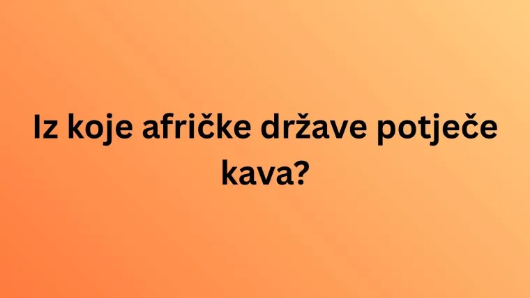 Dokaži se kao geografski stručnjak i poku&scaron;aj imati sve točno na pitanjima o Africi