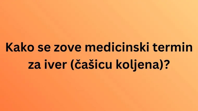 Poku&scaron;aj imati sve točno na zahtjevnim pitanjima iz anatomije, ali pazi jer se lako poskliznuti