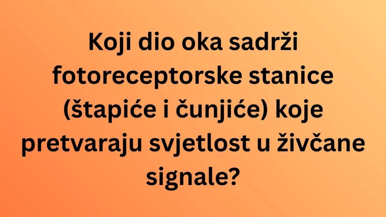 Poku&scaron;aj imati sve točno na zahtjevnim pitanjima iz anatomije, ali pazi jer se lako poskliznuti