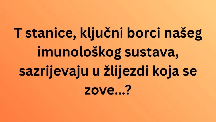 Poku&scaron;aj imati sve točno na zahtjevnim pitanjima iz anatomije, ali pazi jer se lako poskliznuti