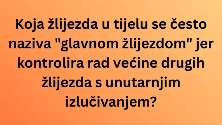 Poku&scaron;aj imati sve točno na zahtjevnim pitanjima iz anatomije, ali pazi jer se lako poskliznuti