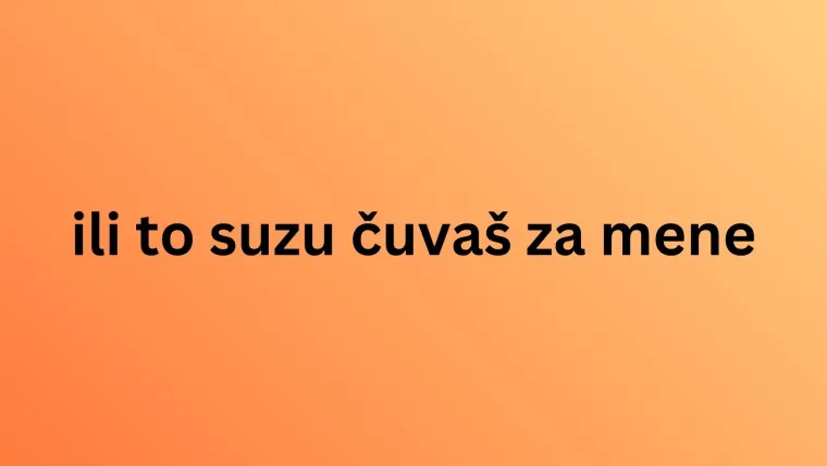 Može&scaron; li nastaviti stihove najvećih jugoslavenskih hitova nastalih u vrijeme novog vala?