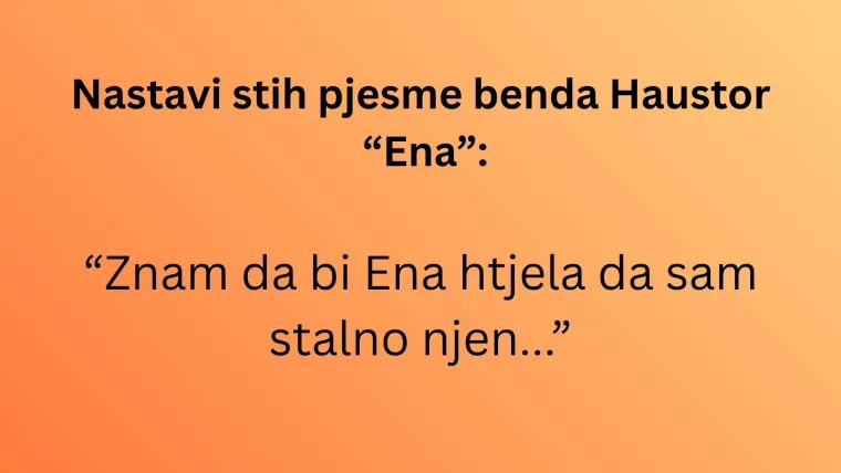 Može&scaron; li nastaviti stihove najvećih jugoslavenskih hitova nastalih u vrijeme novog vala?