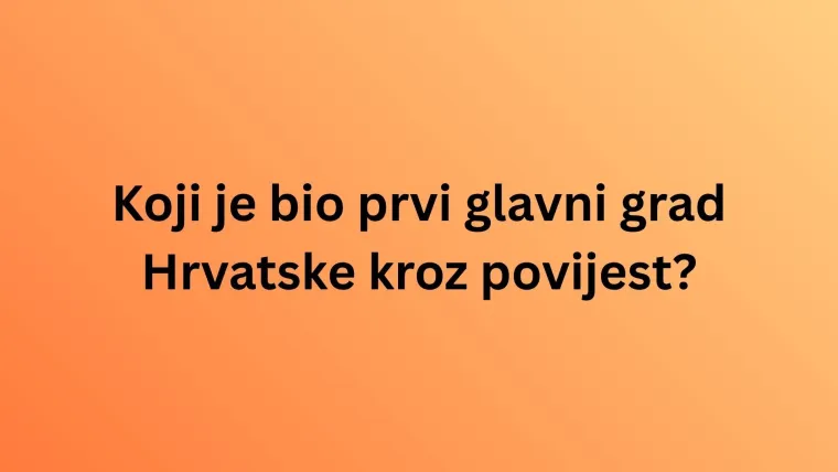 Gotovo je nemoguće točno odgovoriti na pitanja o manje poznatim činjenicama o hrvatskim gradovima