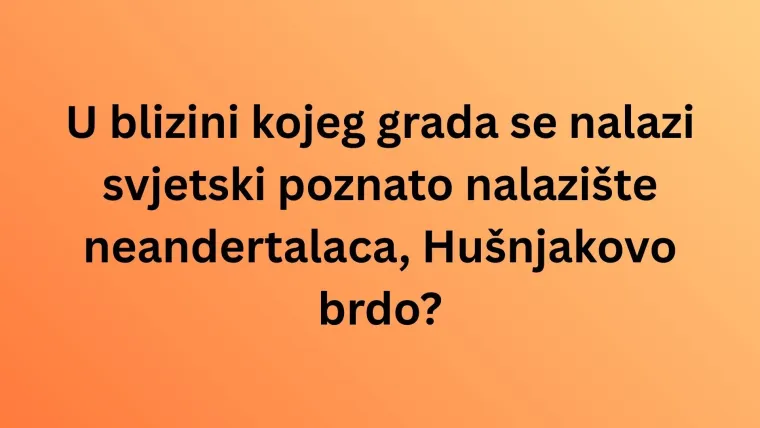 Gotovo je nemoguće točno odgovoriti na pitanja o manje poznatim činjenicama o hrvatskim gradovima