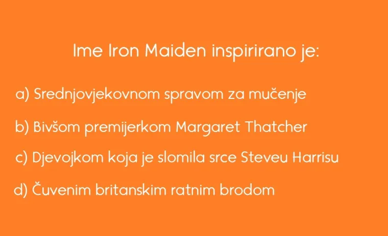 Scream for me Croatia! Iron Maiden slavi pola stoljeća, zaigraj kviz posvećen tom čuvenom bendu