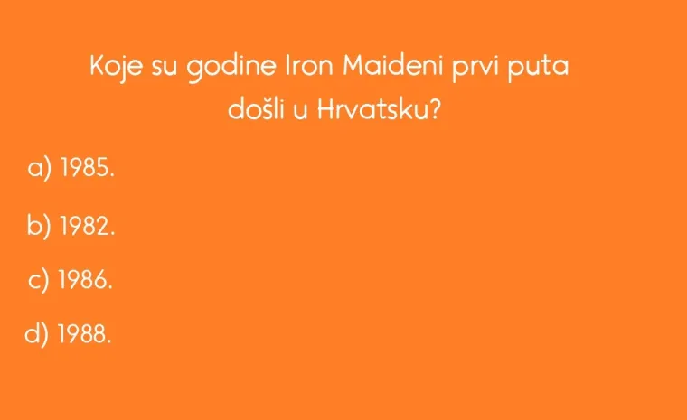 Scream for me Croatia! Iron Maiden slavi pola stoljeća, zaigraj kviz posvećen tom čuvenom bendu