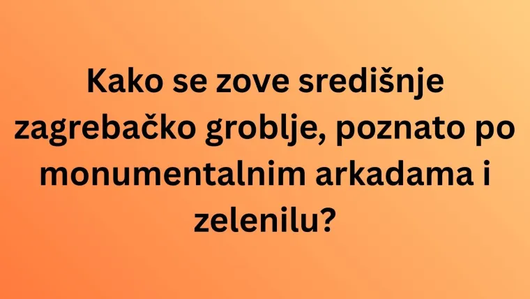 Stanovnici Zagreba moraju točno odgovoriti na sva pitanja o njemu, a mogu li i ostali?