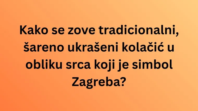 Stanovnici Zagreba moraju točno odgovoriti na sva pitanja o njemu, a mogu li i ostali?
