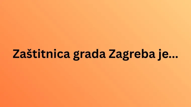 Stanovnici Zagreba moraju točno odgovoriti na sva pitanja o njemu, a mogu li i ostali?