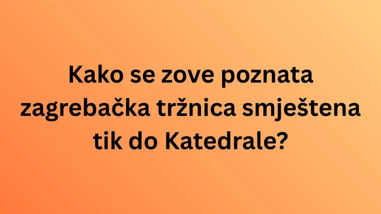 Stanovnici Zagreba moraju točno odgovoriti na sva pitanja o njemu, a mogu li i ostali?