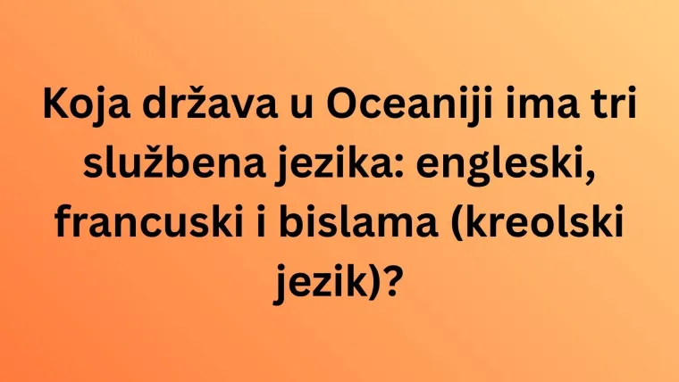 [KVIZ] Dokaži da ti je geografija jača strana i da zna&scaron; puno toga o Australiji i Oceaniji