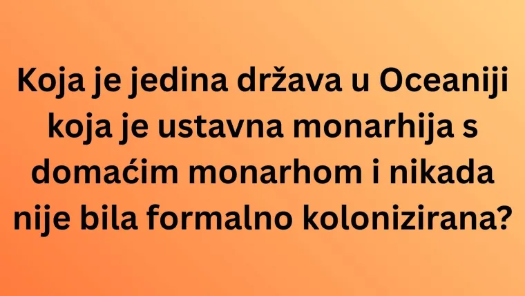 [KVIZ] Dokaži da ti je geografija jača strana i da zna&scaron; puno toga o Australiji i Oceaniji