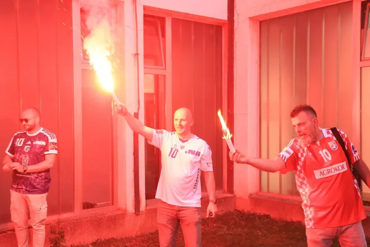 Luda fe&scaron;ta nakon novog naslova prvaka: Zagrepčani proslavili s navijačima