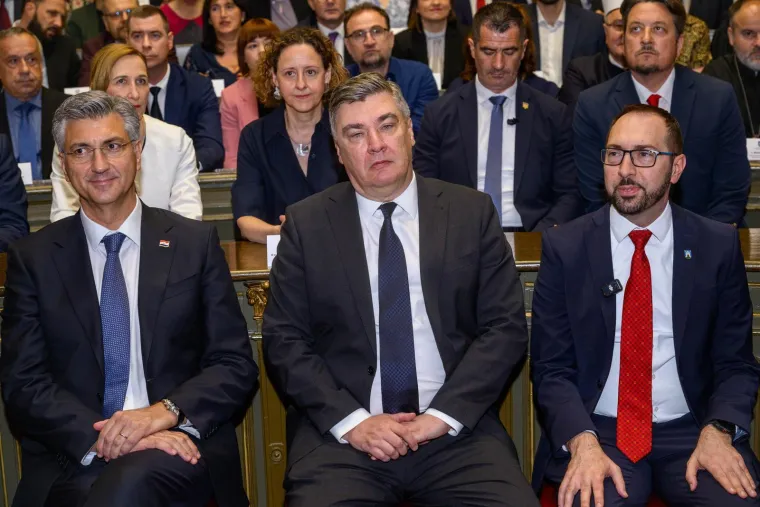 Milanović i Plenković se rukovali, a onda su uslijedili govori