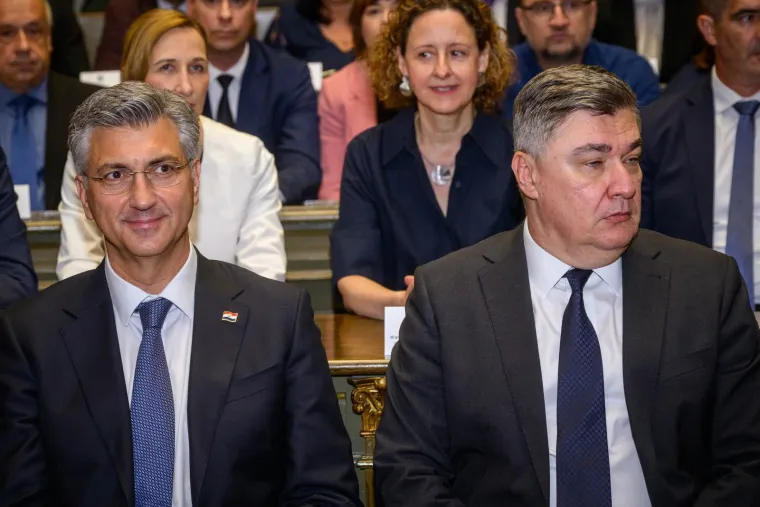 Milanović i Plenković se rukovali, a onda su uslijedili govori