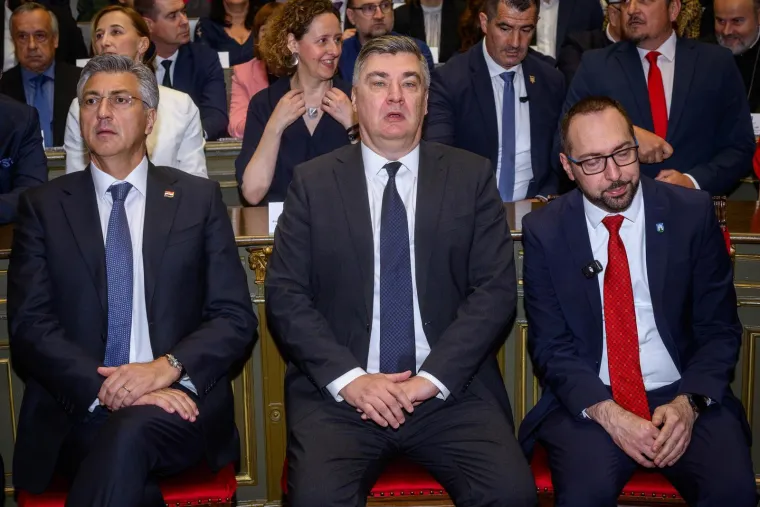 Milanović i Plenković se rukovali, a onda su uslijedili govori