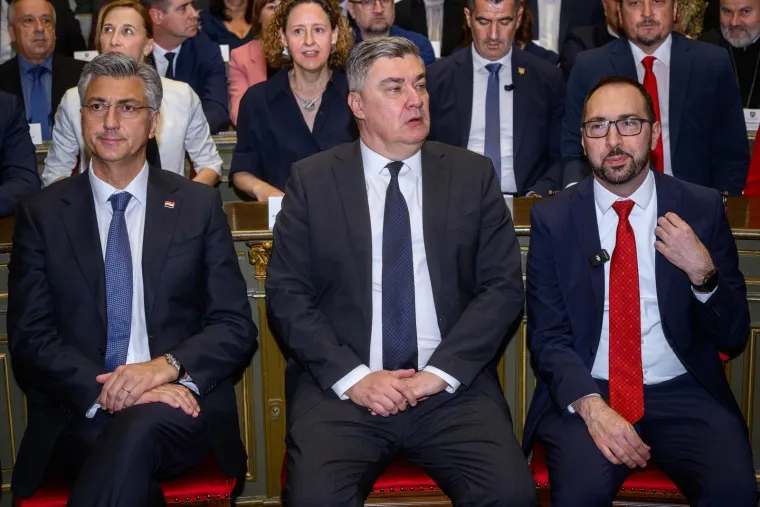 Milanović i Plenković se rukovali, a onda su uslijedili govori