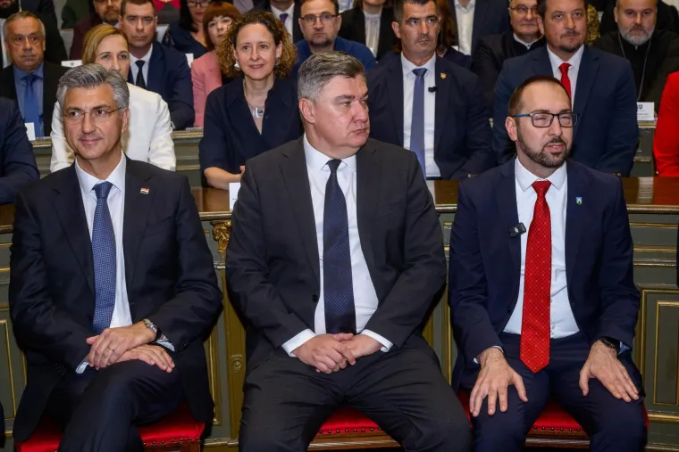 Milanović i Plenković se rukovali, a onda su uslijedili govori