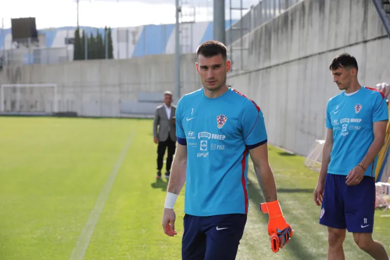 Procurio detalj s treninga hrvatske reprezentacije, Dalić je na mukama