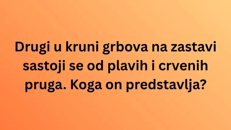 Poznajete li uopće na&scaron;u prekrasnu hrvatsku zastavu? Ovaj kviz pravo je mjesto da ne&scaron;to i naučite